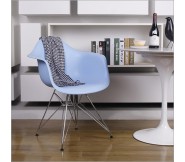 Ghế Eames có tay vịn chân mạ GLM14A