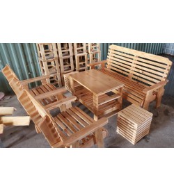 Bộ bàn ghế sofa gỗ gia đình SG01NTT
